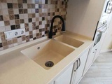 Столешницы кухонные из искусственного камня, мойки для ванных комнат
