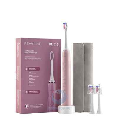 Фото объявления: Звуковая зубная щетка с 5 режимами Revyline RL015, розовая, + паста в Краснодаре