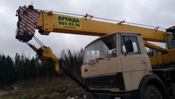 Фото объявления: Аренда услуги автокран в Приозерском районе в Коробицыне