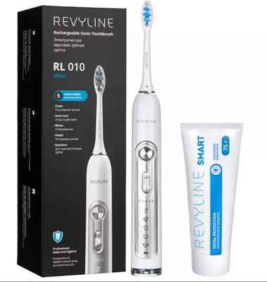 Фото объявления: Зубная щетка Revyline RL010 White и зубная паста Смарт в Оренбурге