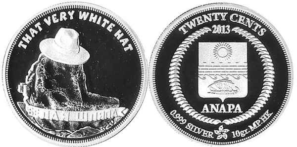 Фото объявления: Инвестиционная серебряная монета памятник Белая шляпа в Анапе