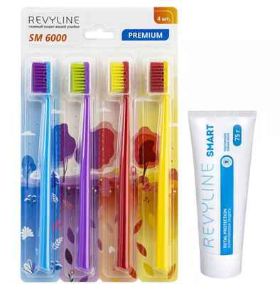 Фото объявления: Набор зубных щеток Revyline SM6000 Smart с зубной пастой 75 мл в Краснодаре