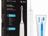  Мощные звуковые щетки Revyline RL 015 в белом дизайне и паста